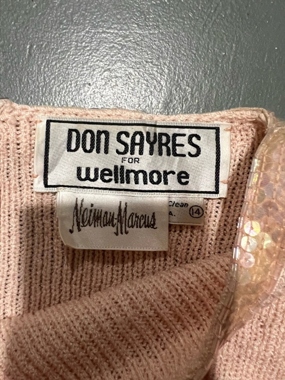 Vintage Newman Marcus knit dress - Picture 4 of 9